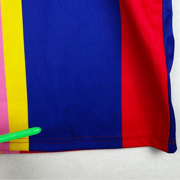 Odd Culture Cool Bear Tee Shirt Men's Size XL Multicolor Color block Y2K Retro - Picture 5 of 16